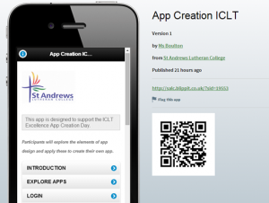App Creation ICLT Day